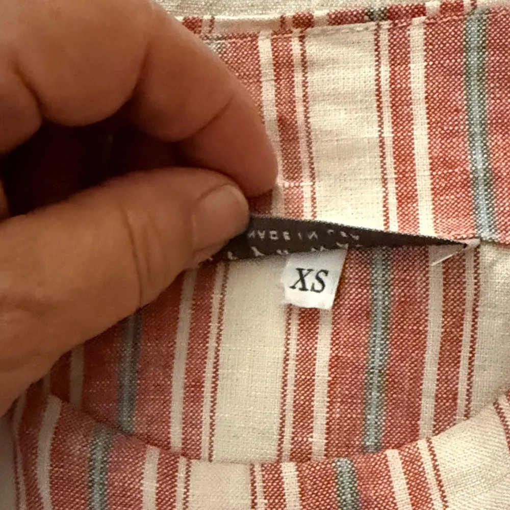 bryn Walker Striped Red and Cream Tunic - Picture 5 of 9